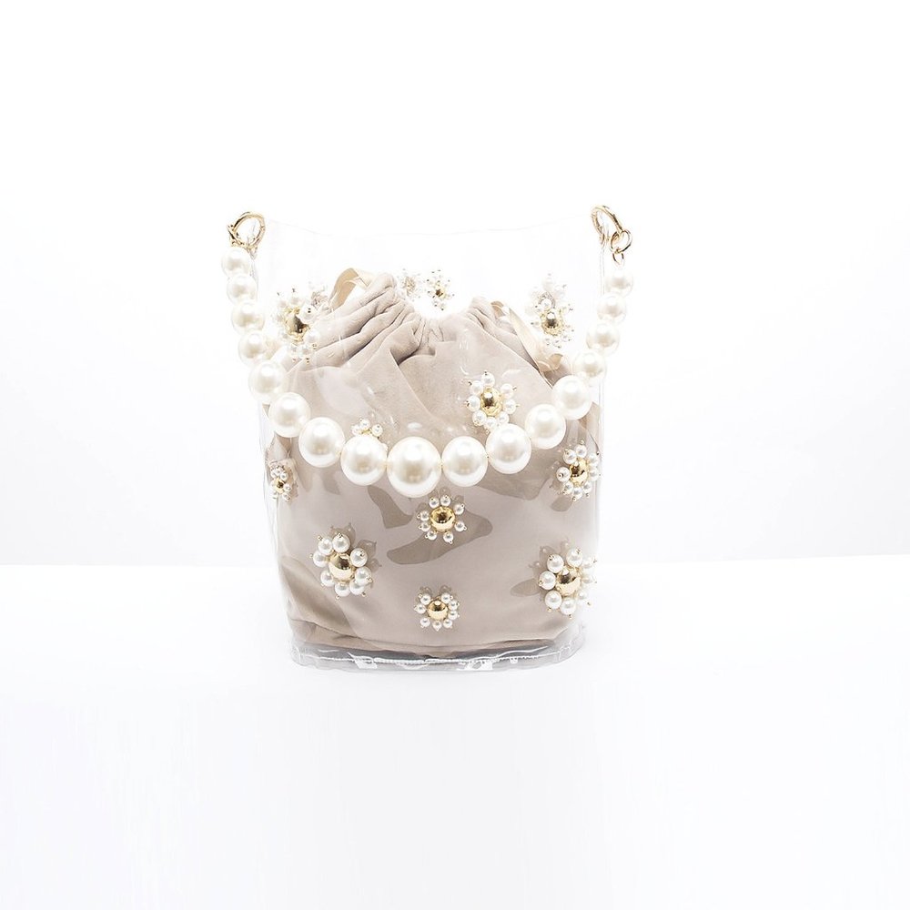 NWT ROSANTICA Pearl-Embellished bag